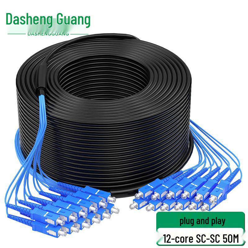 Dasheng Light Outdoor Armored SC-SC Single Mode Fiber Optic Cable