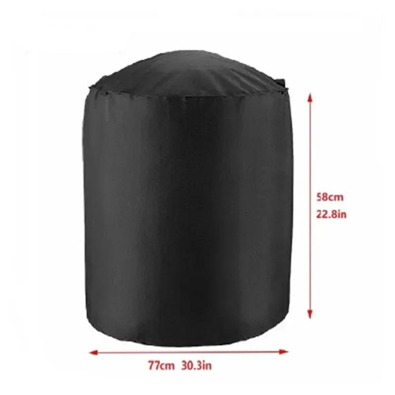 Чехол для барбекю, пылезащитный, водонепроницаемый, Weber Heavy Duty, чехол для гриля, защитный чехол для гриля, круглый, черный