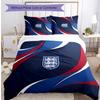 England Football Printed Bedding 3 Piece Set Cozy Breathable Bed Cover Set as Housewarming Holiday Gift
