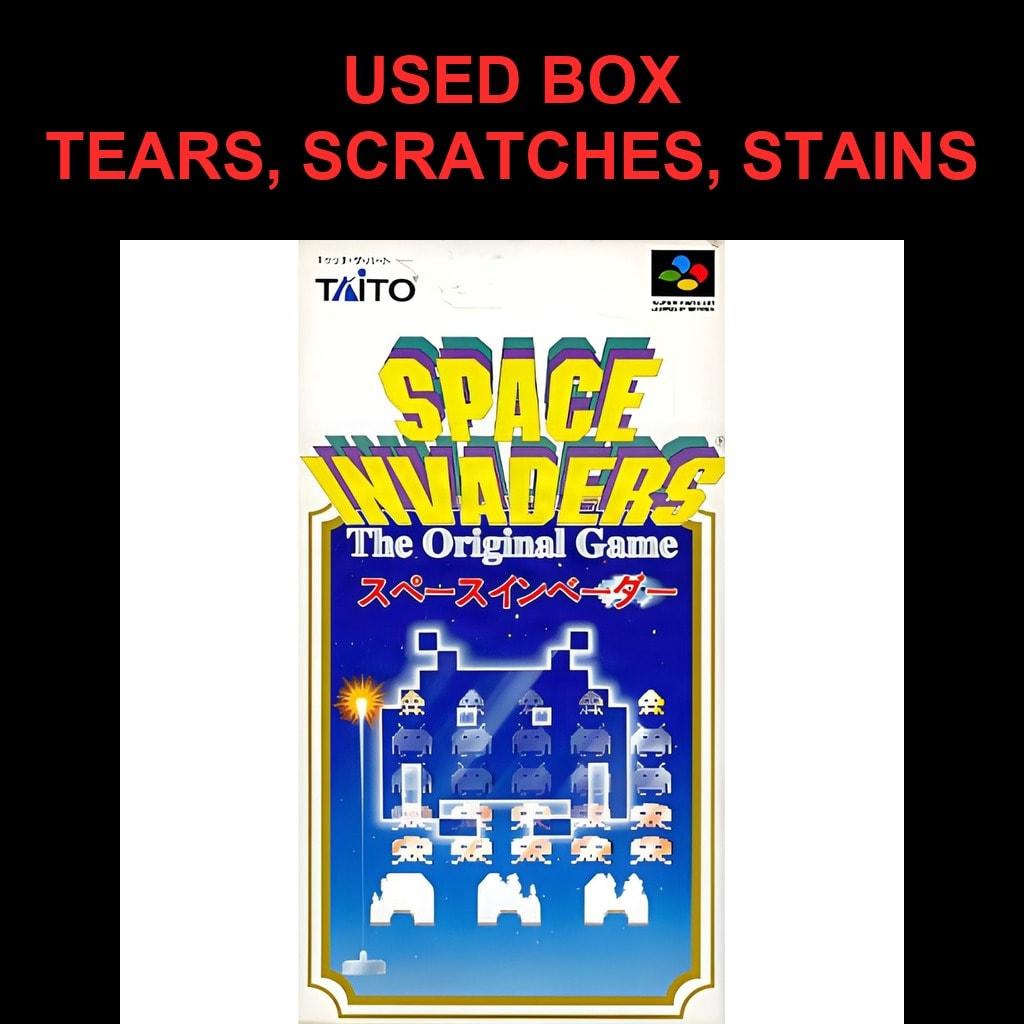 Used Space Invaders SFC SNES Super Famicom SHVC-IC tested working Nintendo Shooter Taito NTSC-J Super Nintendo Cartridge