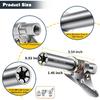 World's Smallest Grease Gun Coupler (Only 0.53 "),High Pressure Quick Release Grease Tips,Fit All 1/8" NPT Manual/Electric Grease Gun (Grease Gun