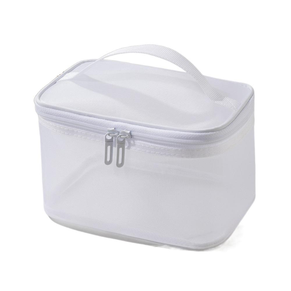 1/2/3 Layers Mesh Cosmetic Bags Zipper Perspective Makeup Bag Casual Cosmetic Storage Bag Women