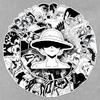 50 Листов Водонепроницаемые Наклейки для Аниме-Дневника: Персонажи One Piece и Клинок, рассекающий демонов