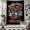 Custom Tapestry Wall Hanging, Foo Fighters Personalized Name Text Home Wall Decor