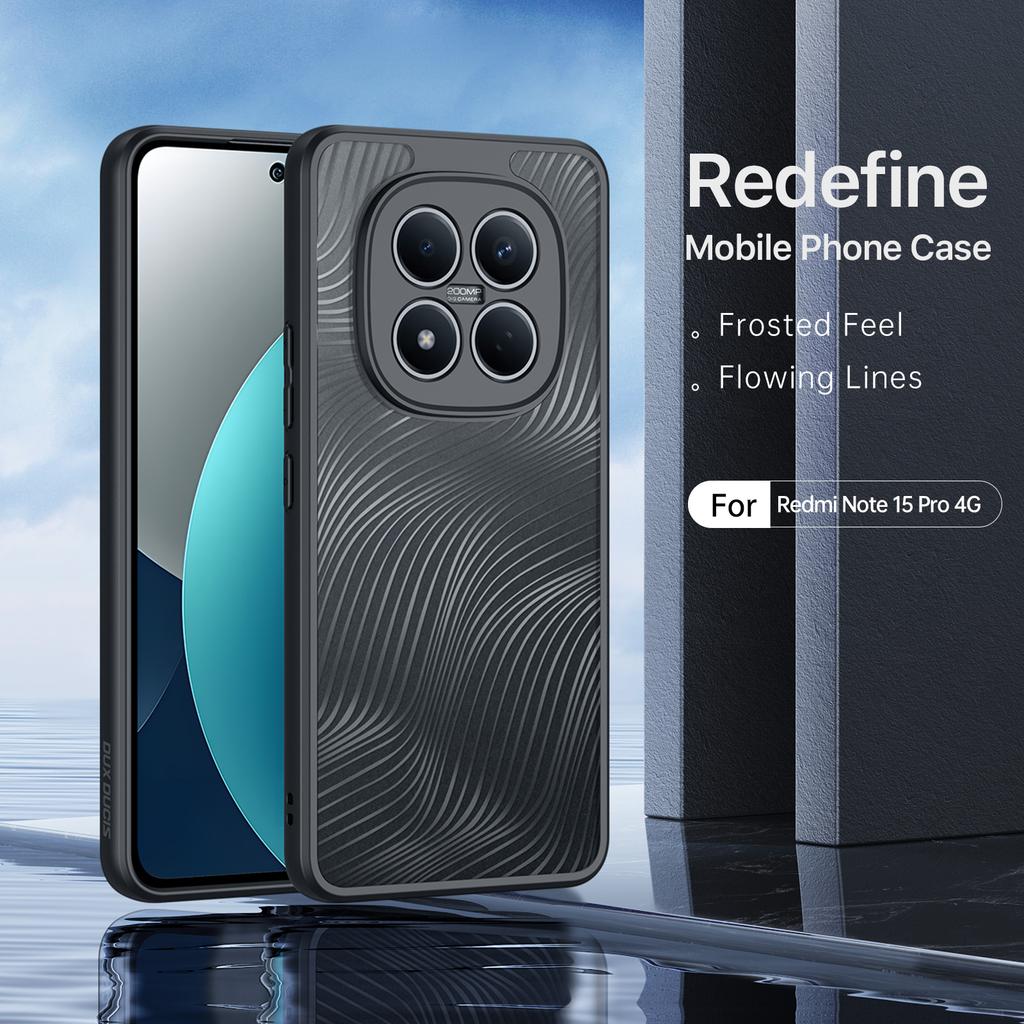 Для Xiaomi Redmi Note 15 Pro 4G (Глобальный) Чехол DUX DUCIS Серии Aimo TPU+PC Матовый Ударопрочный Чехол для Телефона (Сертификация REACH)