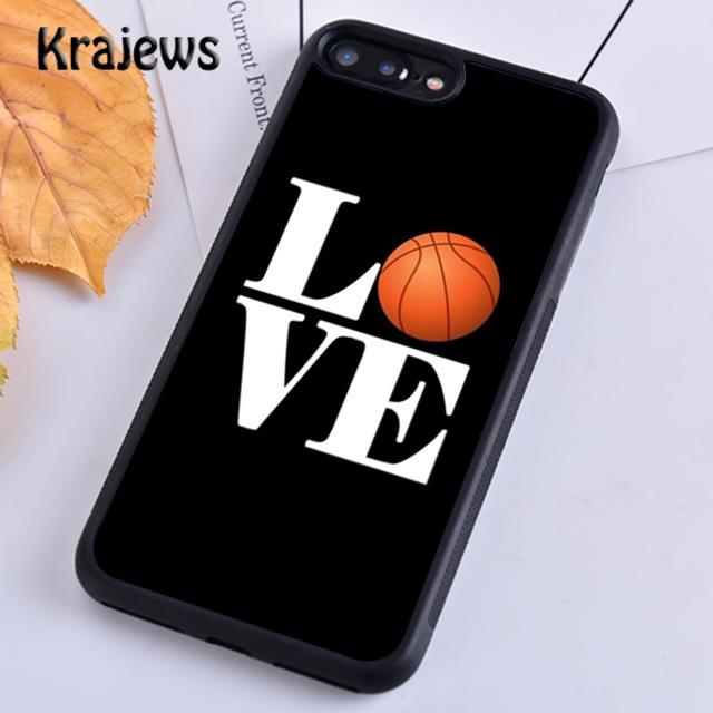Мягкий чехол Krajews Sport Love с баскетбольной текстурой для iPhone 14 5 6s 7 8 plus X XR XS 11 12 13 pro max Samsung S21 S22 ultra