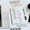 30PCS Kawaii Blossoms On The Road Bookmarks Reading Skateboard Room DIY Gift Living Room Immediately Stationery Unique Durable