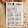 1Pc Simple Transparent Scrapbook Journal Stamp Student Weekly Monthly Planner Stamp Perpetual Calendar Clear Rubber Stamps
