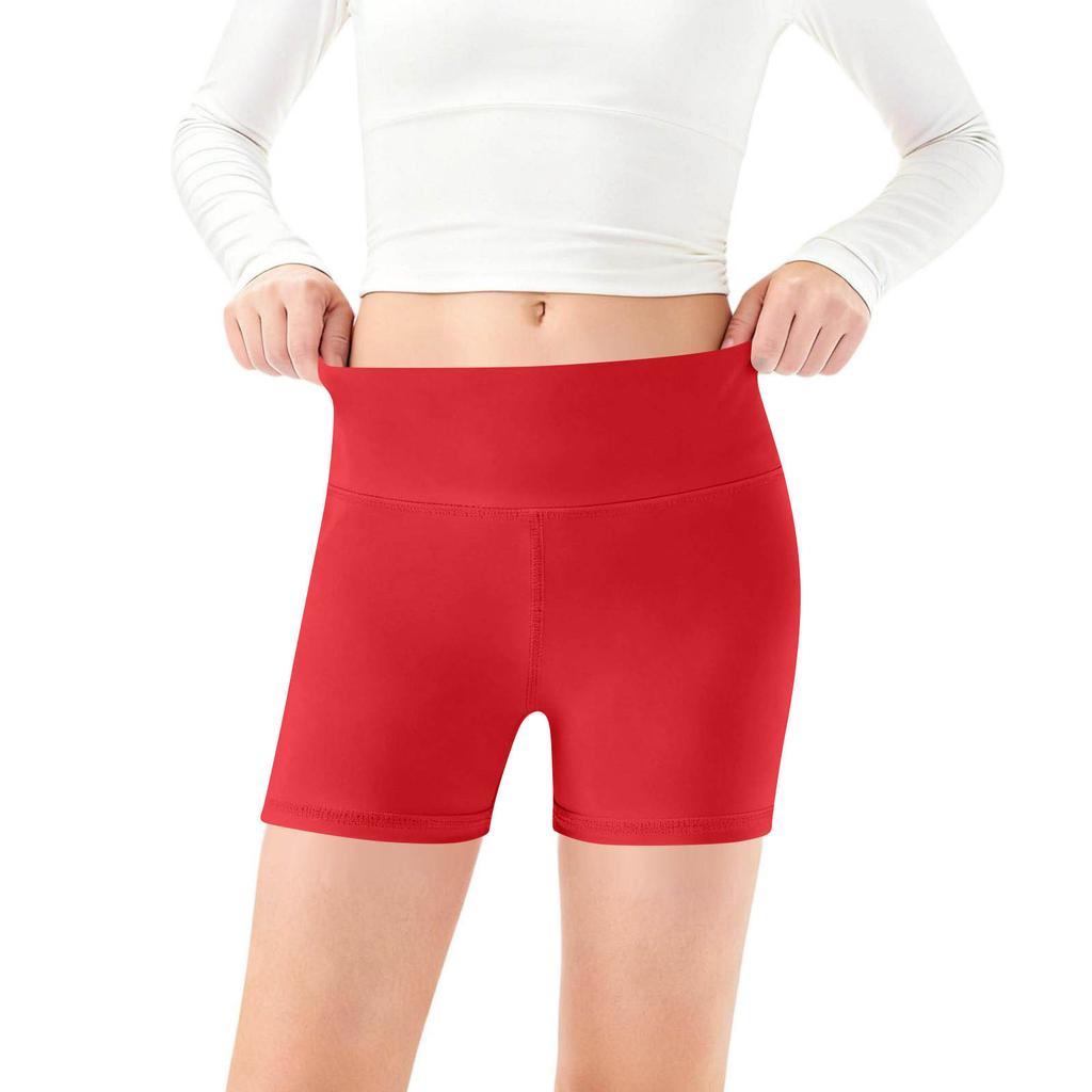 Детская мода - Цветные йога-шорты Спортивные шорты Для малышей Детские танцевальные брюки С высокой талией Облегающие Фитнес-штаны