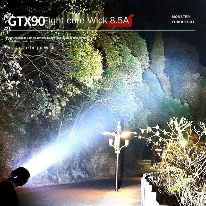 8 LED Head Flashlight Rechargeable COB Work Light Torch Multifunctional Led Flashlight with Usb Charging Camping Hiking Lantern