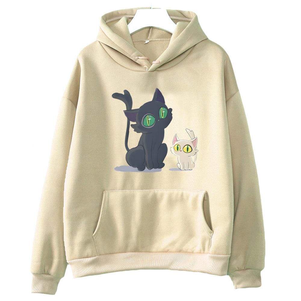 Suzume No Tojimari Daijin with Sadaijin Cat толстовки унисекс для женщин смотрят на тебя каваи/милые аниме одежда пуловеры с героями мультфильмов Неко