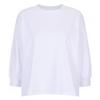 Shop   Women Loose FiT Round Neck 3 4 Sleeve T shirT Dai Wsh 20385 whiTe