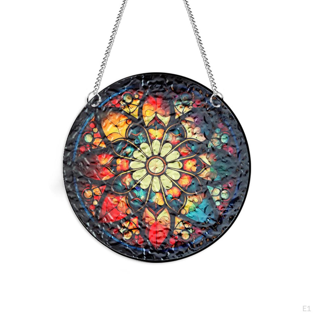 Colorful Acrylic Ornament for Hanging On Stained Glass Windows Indoor Bedroom