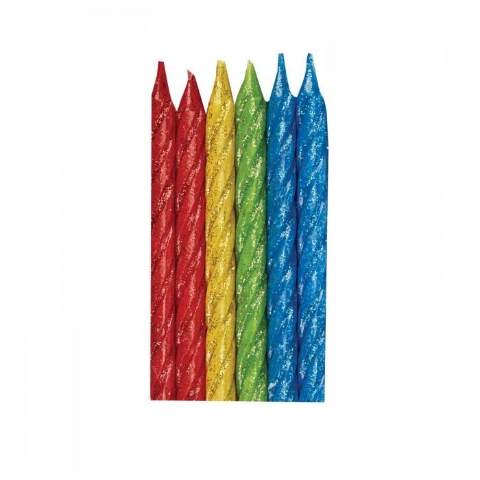 Amscan Спиральные свечи (Упаковка из 12 шт.)