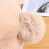 Soft Warm Baby Bear Plush Hat Winter Ear Protection Hats Cute One-Piece Hat Scarf  Boy Girls