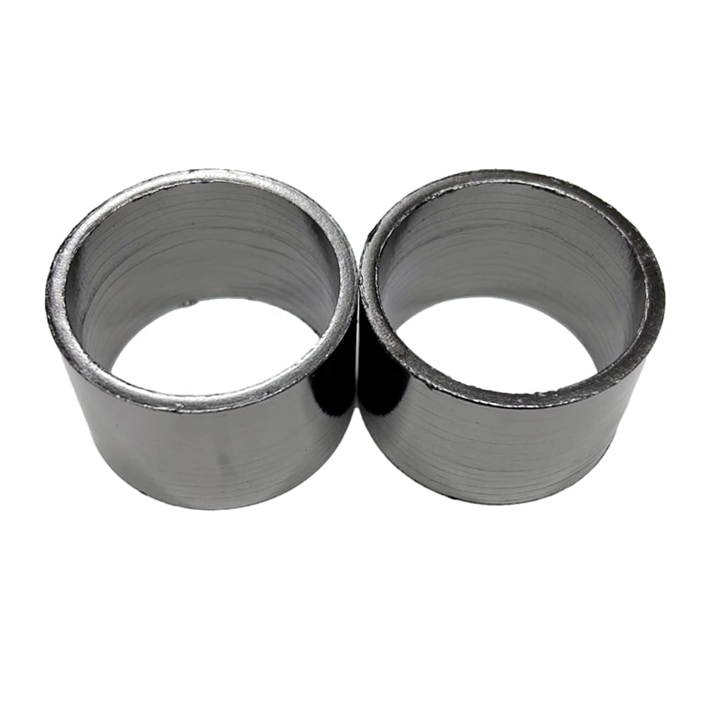 ALBA Muffler Joint Gasket x x mm Compatible OEM Part Ninja 400R Eliminator 250 GPZ900R (2 pieces) / Size 48.5 42.5 30.5 / Numbers 11009-1666 /
