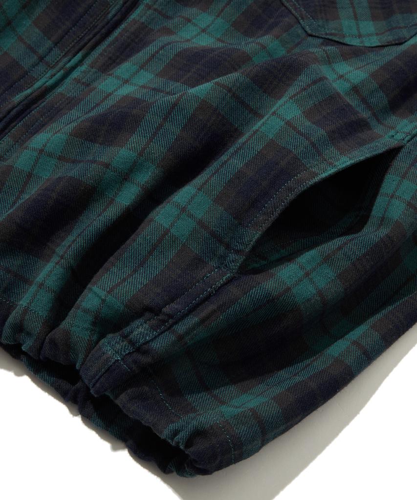 Рубашка на молнии в клетку из стираного хлопка Penfield Зеленая_Fs1Wj06U