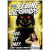 Horror Cats Feline Overlords Vintage Poster