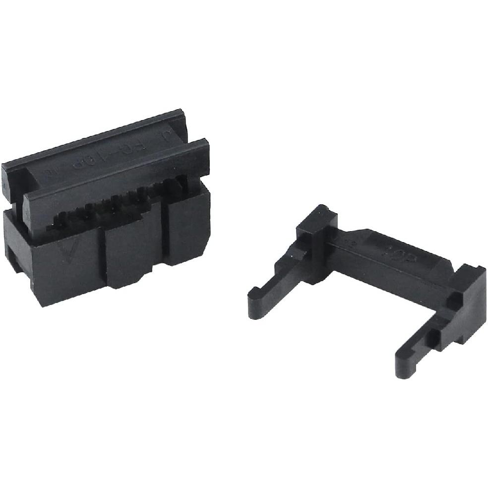 Antrader FC-10P IDC 2.54mm Pitch Connector Female Header JTAG ISP Socket 50-Pack