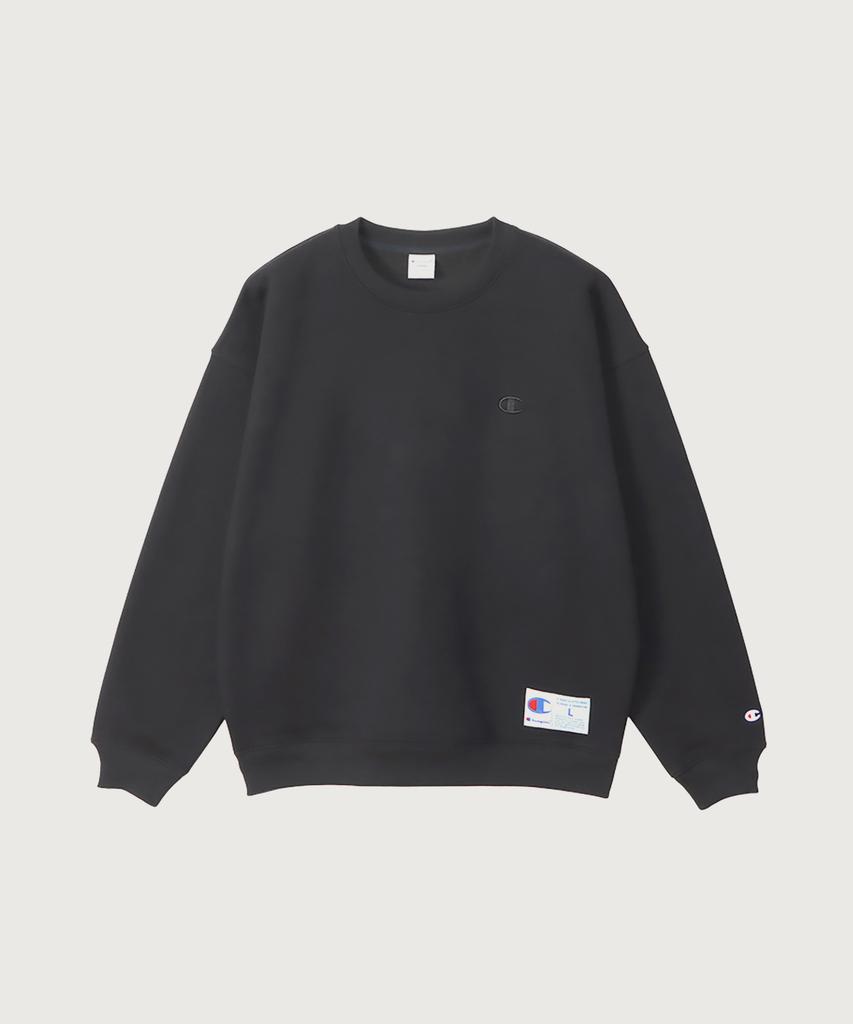 CHAMPION C-Logo Oversized Jog Tag Sweatshirt Black
