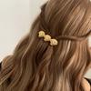 Accessories Ocean Wind Geometric Alloy Spring Clip Back of Head Ponytail Braided Hair Accessories Versatile Hairpin