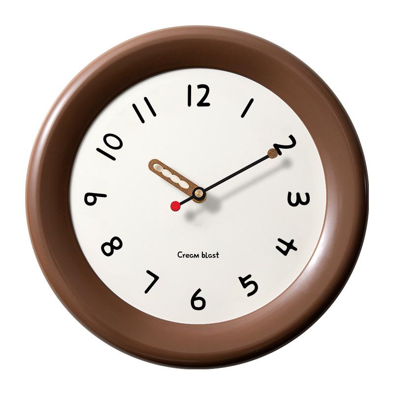 Креативное украшение для гостиной, бытовые часы, настенные часы, стильные атмосферные настенные часы, настенные часы в кремовом стиле