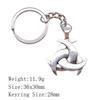 Back To School Personalized Keychains Celtic Hexagram Key Ring Audience Key Ring Material