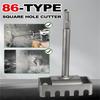 Slotting Square Hole Cutter Punch Hole Socket Sloter Square Socket Puncher Electrician