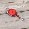Durable Office Supplies Stationery Clip Anti-Lost Clip Retractable Key Ring Badge Holder Lanyards