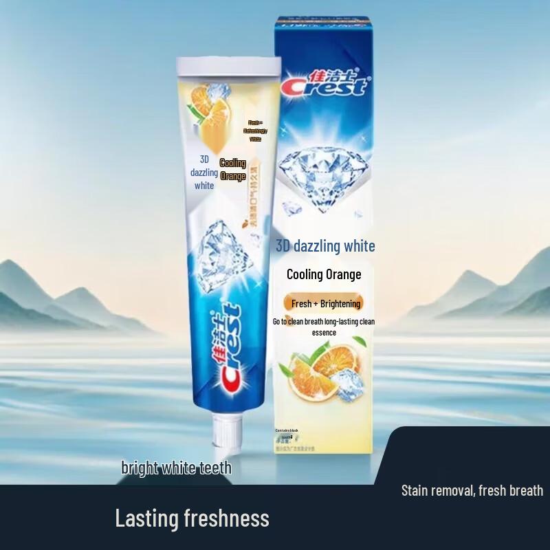 Crest Refreshing Ice Orange Toothpaste