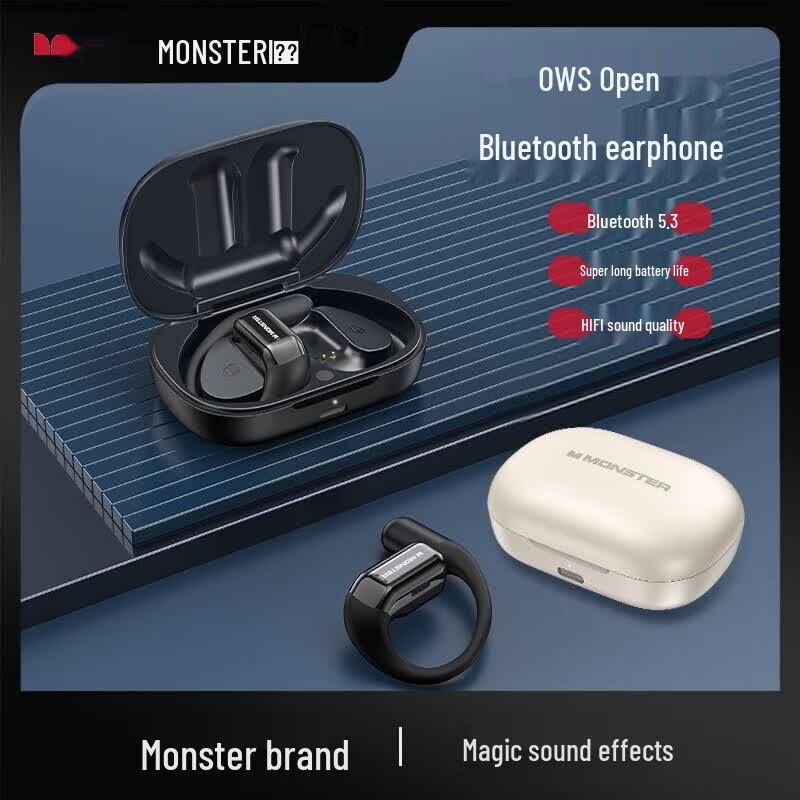 Monster Clarity Free100 Lite Спортивные Bluetooth-наушники с заушинами