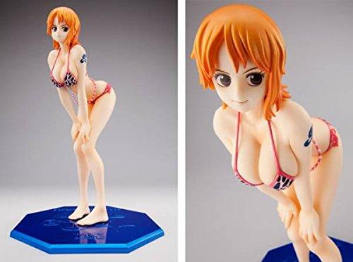 One Piece LIMITED EDITION Nami PINK Approximately Scale Painted Finished Figure Portrait.of.Pirates Ver. 1/8