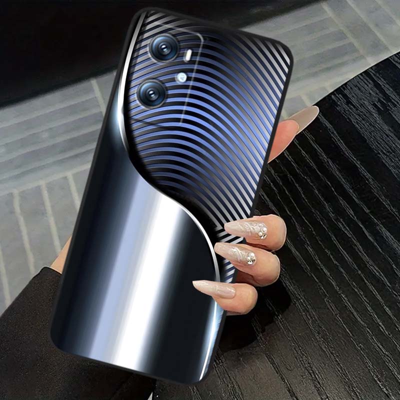 Технологичное Арт Иллюстрация Для OPPO Reno 5 6 7 A96 A40 A58 Realme GT A74 A78 Neo2 A74 A78 Find X5 X3 X7 X8 Черный Чехол Для Телефона