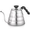 HARIO V60 Drip Kettle Hairline Silver Practical 800ml Compatible with Made In Japan Gas/IH VKB-120HSV