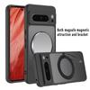 360 Rotation Alloy Metal Magnetic Stand Case For Google Pixel 10 9 Pro XL 9A 8A 8 Pro 7 7A 6A 6 Matte Cover Shockproof Kickstand