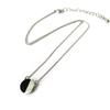 [N8187] - Silver-black 'Cléopatra' Designer Necklace