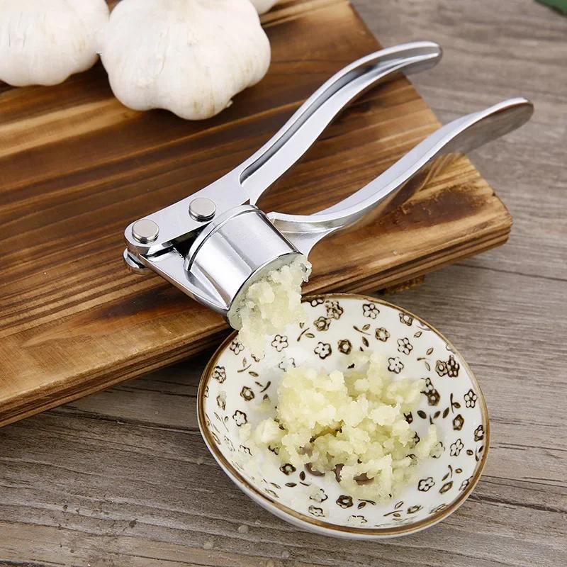 Kitchen Stainless Steel Garlic Smasher Squeezer Manual Press Grinding Tool Kitchen Accessories Kitchen Accessories 2025