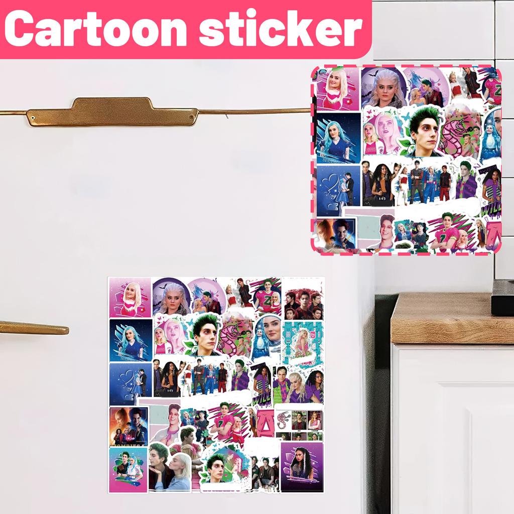 54 Cartoon Stickers For Decoration