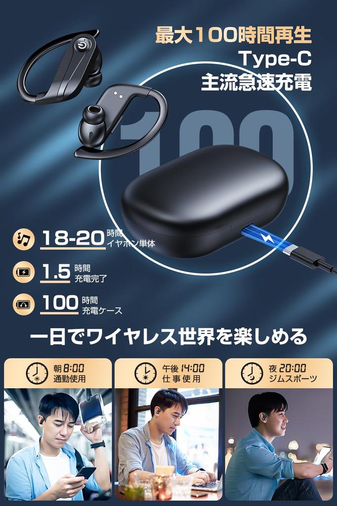 Новые Bluetooth Беспроводные Наушники Bluetooth с до 48 часов работы Bluetooth Удобный светодиодный индикатор уровня заряда батареи Bluetooth Раздельное левое и Автоматическое мгновенное