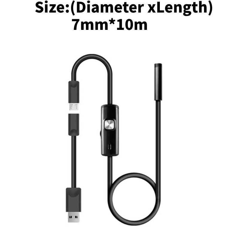 Usb Waterproof Inspection Scope With Camera And Led Illumination For Car Repair And Household Use