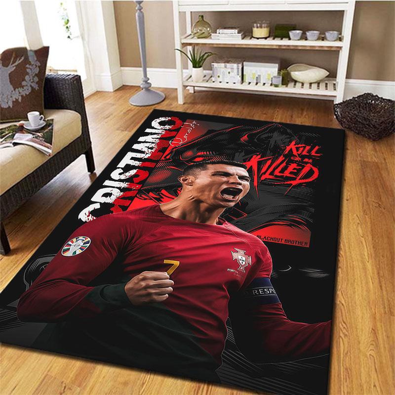 Ковер Cristiano Ronaldo CR7 для гостиной, спальни, дома, декора дивана, детский игровой нескользящий коврик