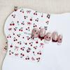 Fashion Red Cherry Rowknot 3D Nail Sticker Self-Adhesive Nail Art Decoration Sticker For Women Manicure Diy Decals Decoration