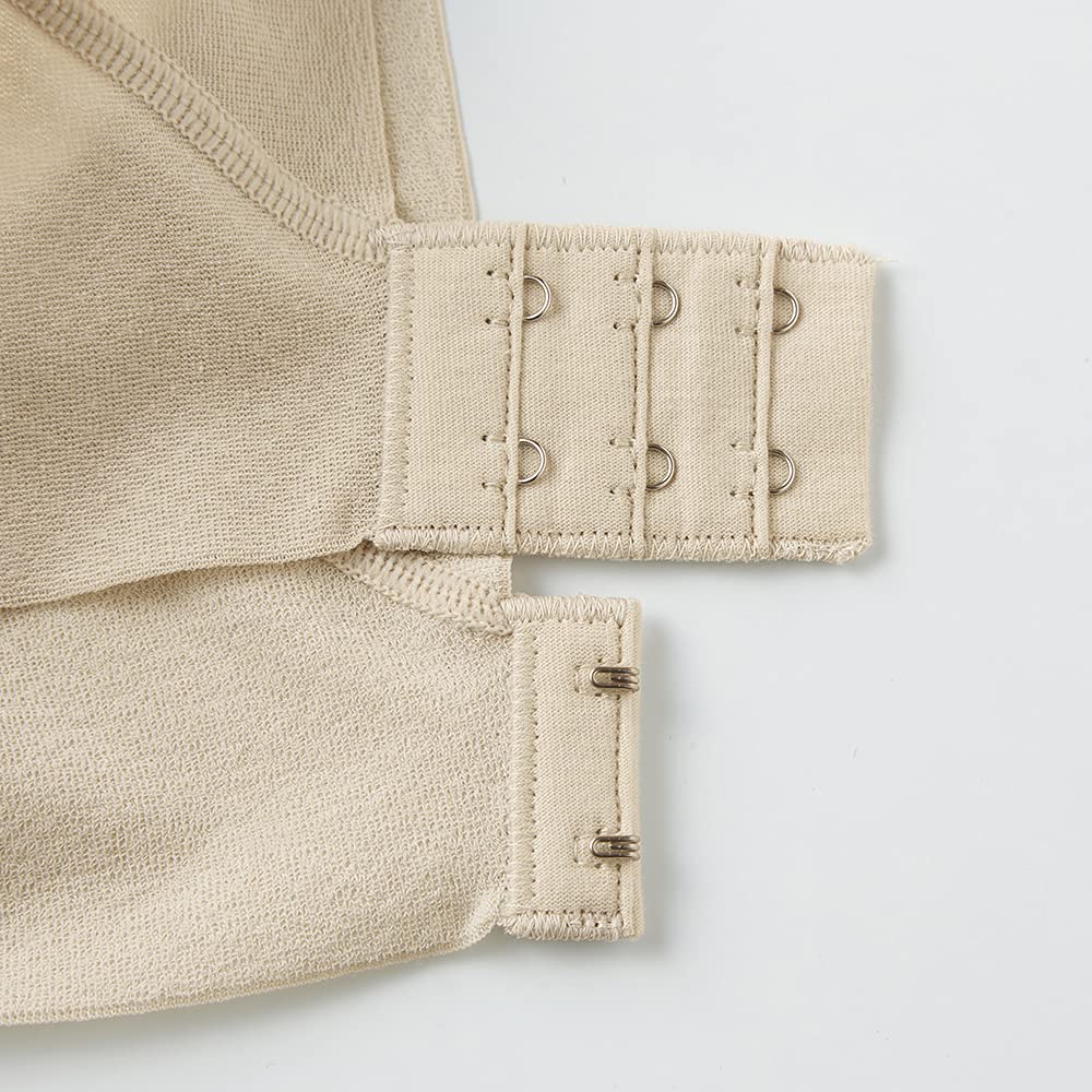 Gunze KIREILABO органический хлопок на коже хлопок мягкий M бюстгальтер без косточек, боковой, смесовый, KB4192N, женский, слоновая кость,