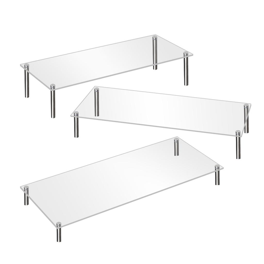 1 комплект, прозрачная акриловая стойка для торта, многофункциональная подставка для выставки товаров, кронштейн для свадьбы, дня рождения, фестиваля, вечеринки