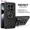 For Redmi Note 14 Pro Plus  Armor Shockproof Phone Case For Redmi Note14 Pro+ Soft TPU Frame Hard Plastic Protective Back Cover