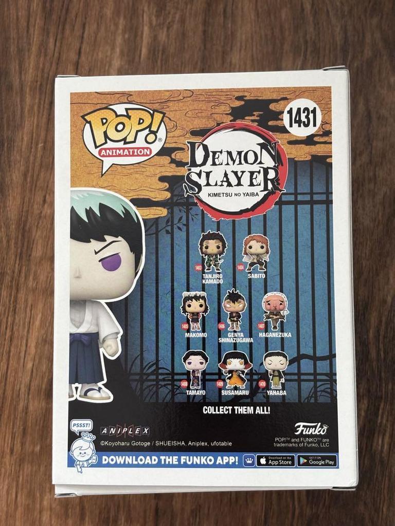 [USED] Not Available In Japan FUNKO POP Demon Slayer 1431 Yushiro FUNKO Exclusive