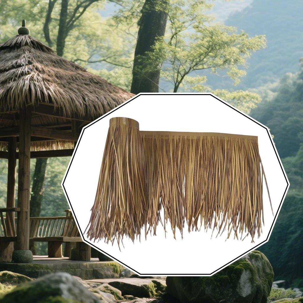 Artificial Palm Roof Accessories, Realistic Bar Grass, Grass Base Roof, Roll for