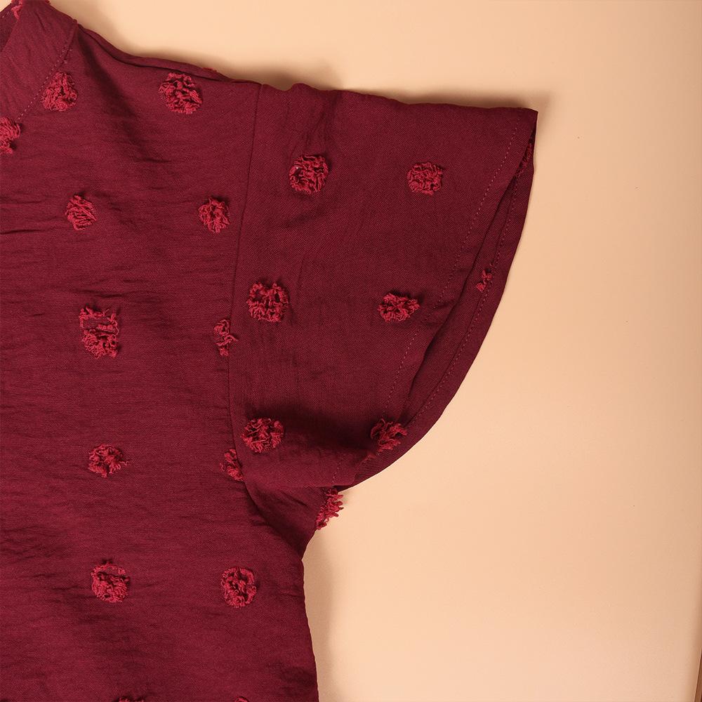 GMXIA Женские модные повседневные однотонные футболки и топы с короткими рукавами и v-образным вырезом с принтом