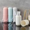 Travel Washing Vertical Toothpaste Stripe Portable Toothbrush Container Box Toothbrush Toothpaste Cup Mouthwash Cup Set