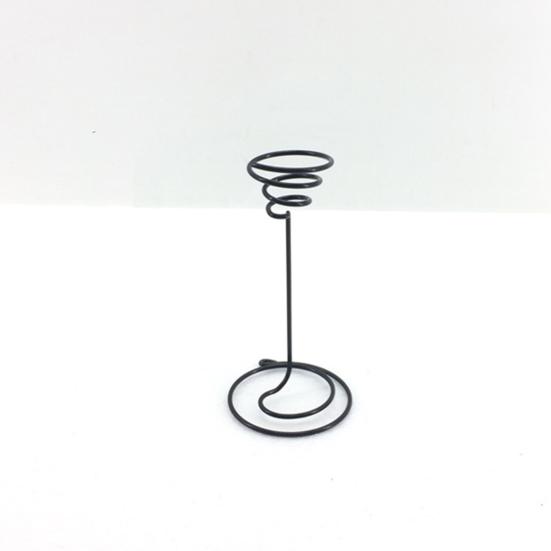 Flower Stand Spiral Design Iron Art Air Pineapple Rack Green Plant Display Holder